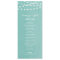 Aqua String Lights Wedding Program