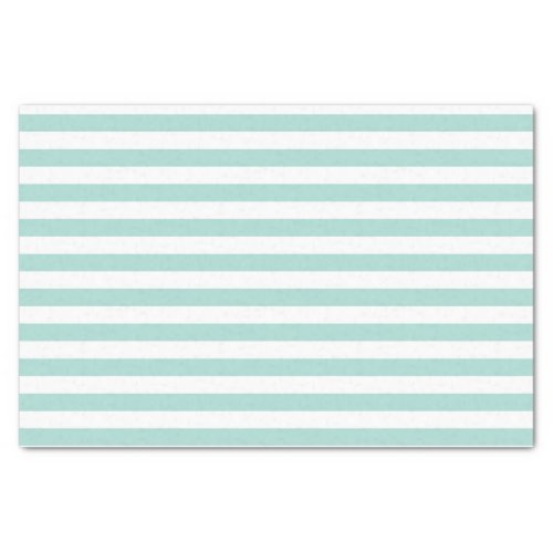 Aqua Stripes Tissue Paper