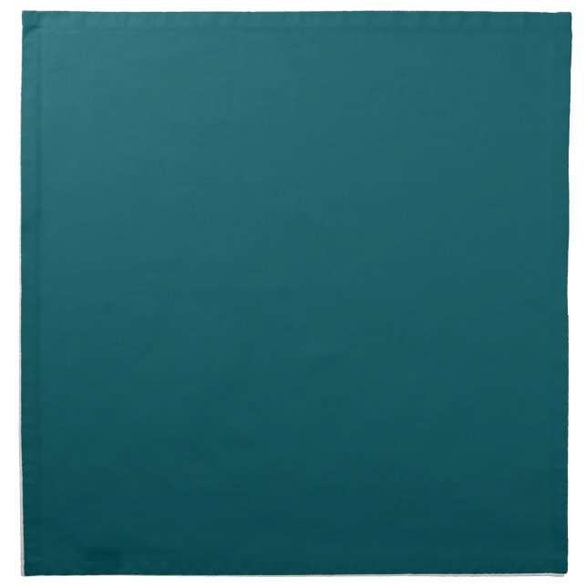 Aqua Teal Background on a Napkin (Front)