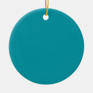 Aqua Teal Background on an Ornament