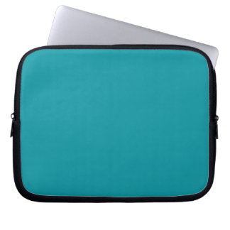 Aqua Teal Blue Laptop Sleeve