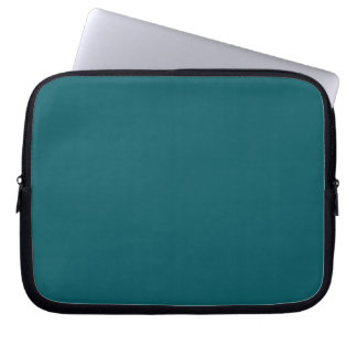 Aqua Teal Blue Laptop Sleeve