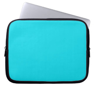 Aqua Teal Blue Laptop Sleeve