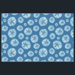 Aqua-teal blue sand dollar watercolor  tissue paper<br><div class="desc">This aqua-blue sand dollar watercolor motif will raise the bar by adding style and coastal class to your gift giving this holiday season and throughout the year! Your family and friends will be delighted to receive a gift wrapped in this trendy nautical tissue paper as you give thoughtful gifts to...</div>