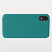 Aqua Teal Case-Mate iPhone Case (Back (Horizontal))