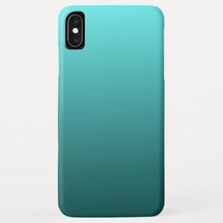 Aqua Teal Gradient iPhone XS Max Case