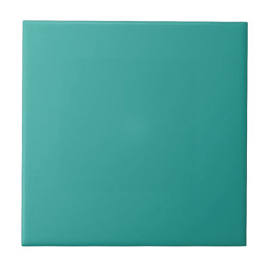 Aqua Teal Solid Color   #2ba49b Ceramic Tile