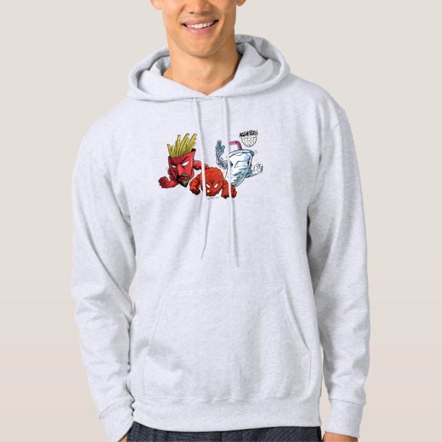 Aqua Teen Hunger Force Anime Graphic Hoodie (Front)