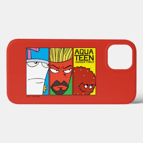 Aqua Teen Hunger Force Character Panel Graphic iPhone 13 Case