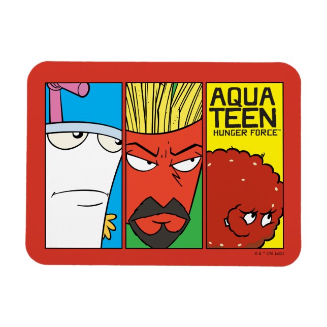 Aqua Teen Hunger Force Character Panel Graphic Magnet (Horizontal)