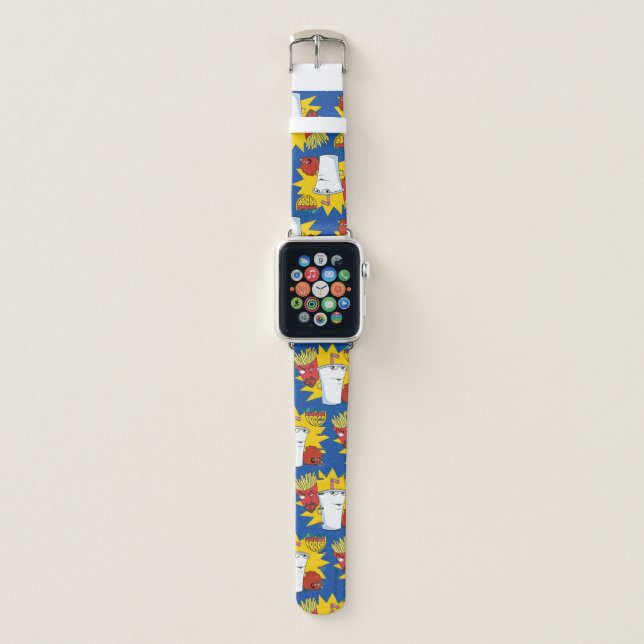 Aqua Teen Hunger Force Explosive Graphic Apple Watch Band (Front)