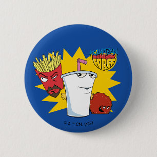 Aqua Teen Hunger Force Explosive Graphic Button