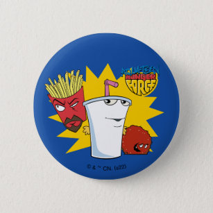 Aqua Teen Hunger Force Explosive Graphic Button
