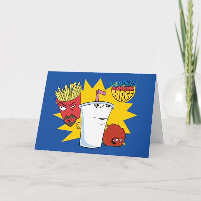Aqua Teen Hunger Force Explosive Graphic Card (Front)