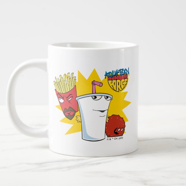 Aqua Teen Hunger Force Explosive Graphic Giant Coffee Mug (Left)