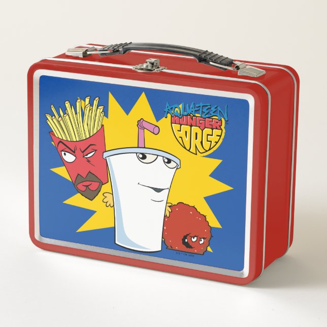 Aqua Teen Hunger Force Explosive Graphic Metal Lunch Box (Front)