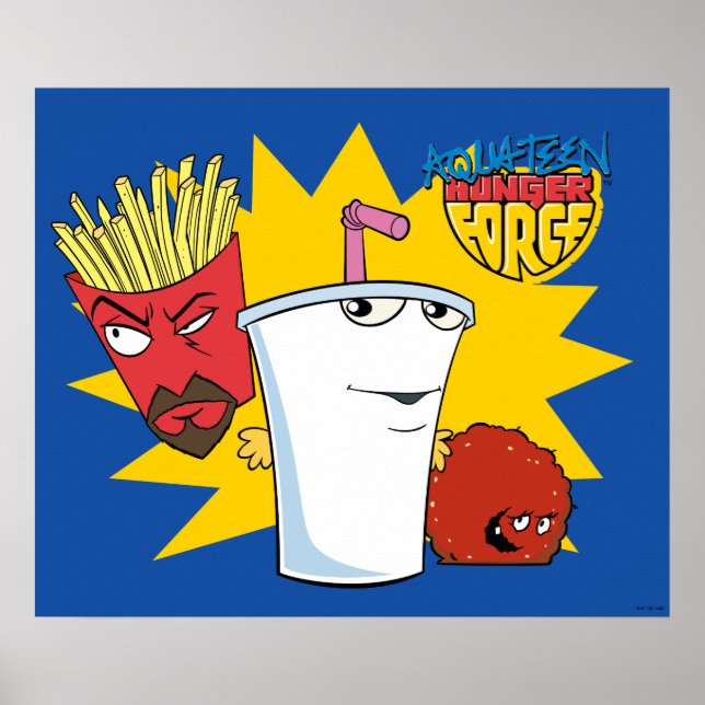 Aqua Teen Hunger Force Explosive Graphic Poster (Front)