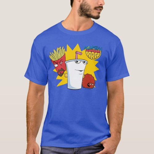 Aqua Teen Hunger Force Explosive Graphic T_Shirt
