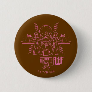 Aqua Teen Hunger Force Hieroglyphics Button