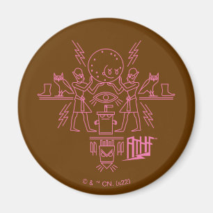 Aqua Teen Hunger Force Hieroglyphics Magnet