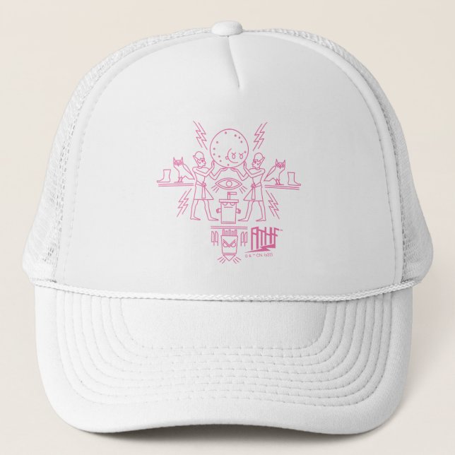 Aqua Teen Hunger Force Hieroglyphics Trucker Hat (Front)