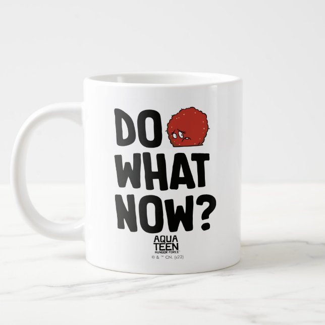 Aqua Teen Hunger Force Meatwad "Do What Now?" Giant Coffee Mug (Left)