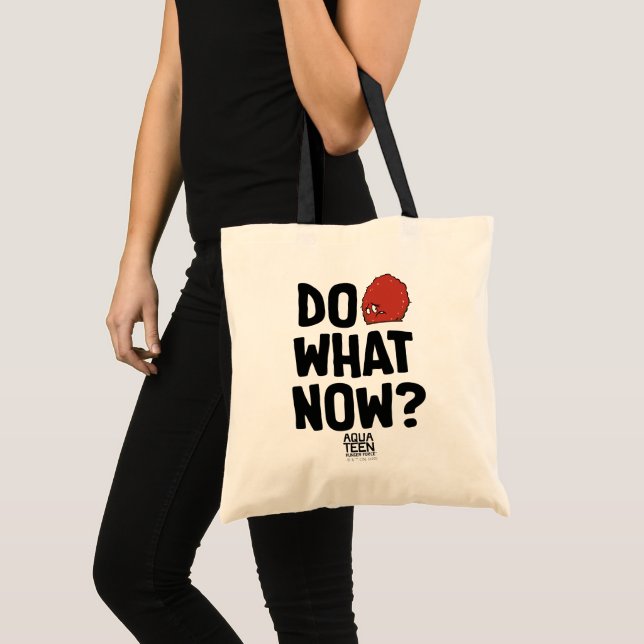 Aqua Teen Hunger Force Meatwad "Do What Now?" Tote Bag (Front (Product))