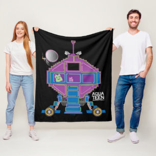 Aqua Teen Hunger Force Mooninites Car Fleece Blanket