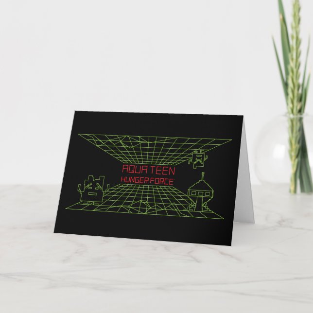 Aqua Teen Hunger Force Mooninites Game Logo Card (Front)