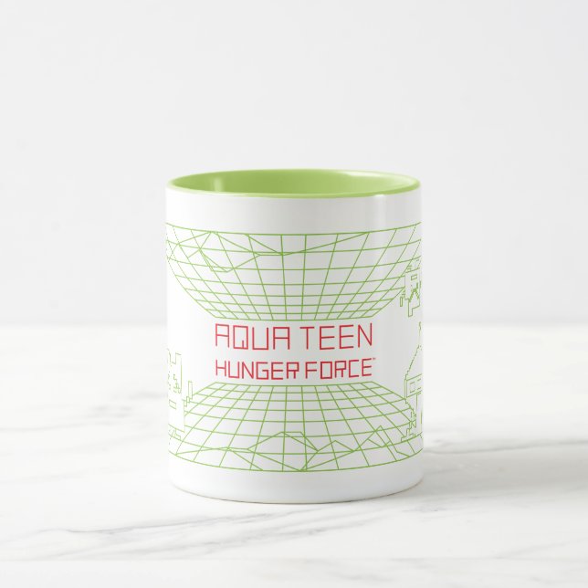 Aqua Teen Hunger Force Mooninites Game Logo Mug (Center)