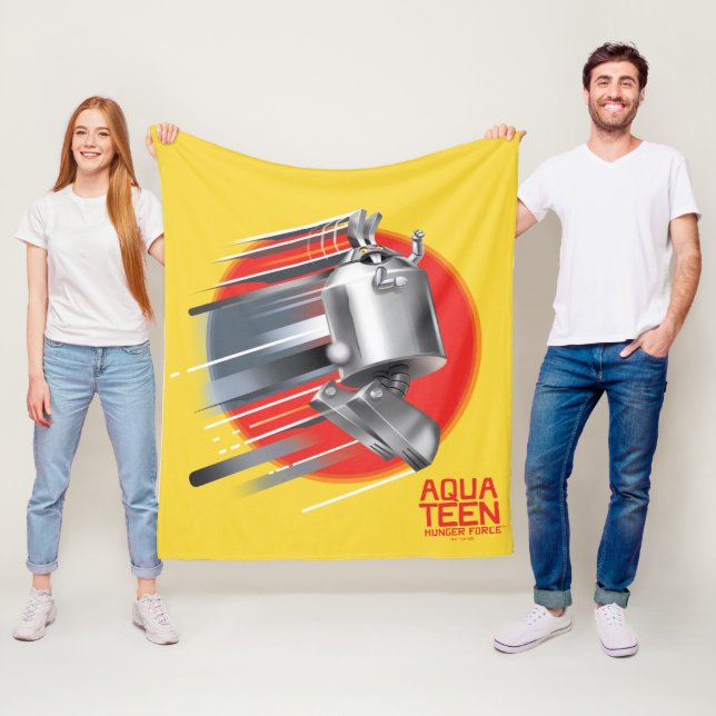 Aqua Teen Hunger Force Rabbot Fleece Blanket (In Situ)