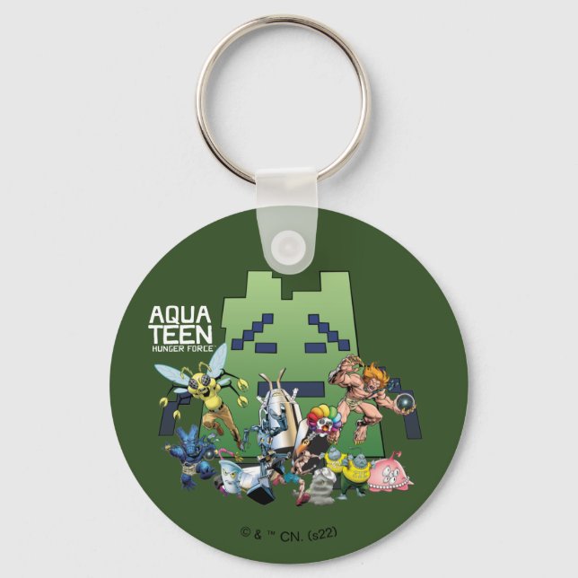 Aqua Teen Hunger Force Villains Keychain (Front)