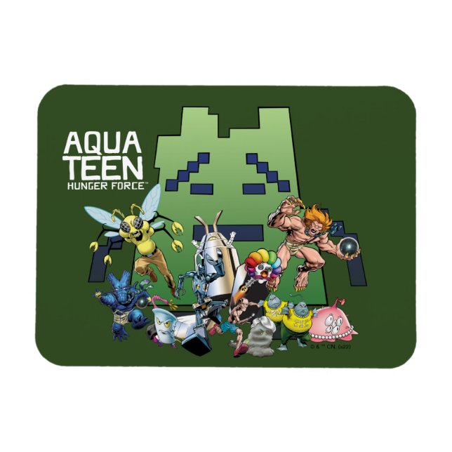 Aqua Teen Hunger Force Villains Magnet (Horizontal)