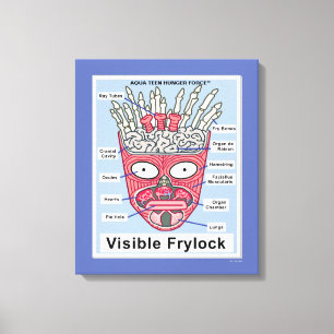 Aqua Teen Hunger Force Visible Frylock Poster Canvas Print