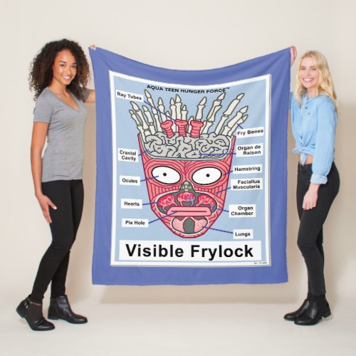 Aqua Teen Hunger Force Visible Frylock Poster Fleece Blanket