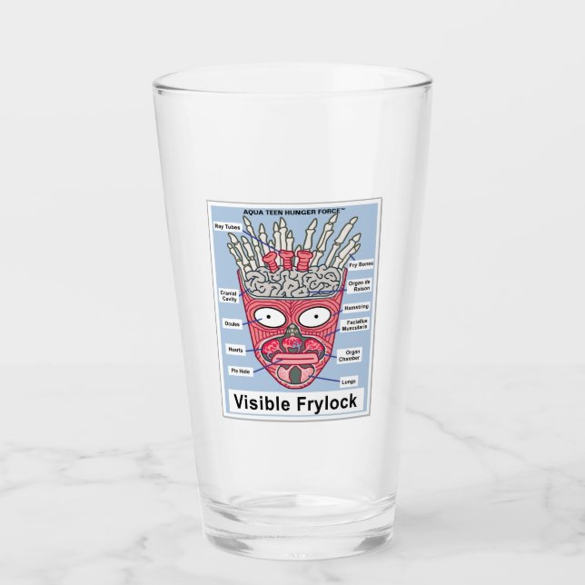 Aqua Teen Hunger Force Visible Frylock Poster Glass (Front)