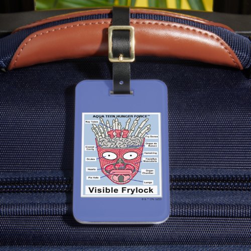 Aqua Teen Hunger Force Visible Frylock Poster Luggage Tag