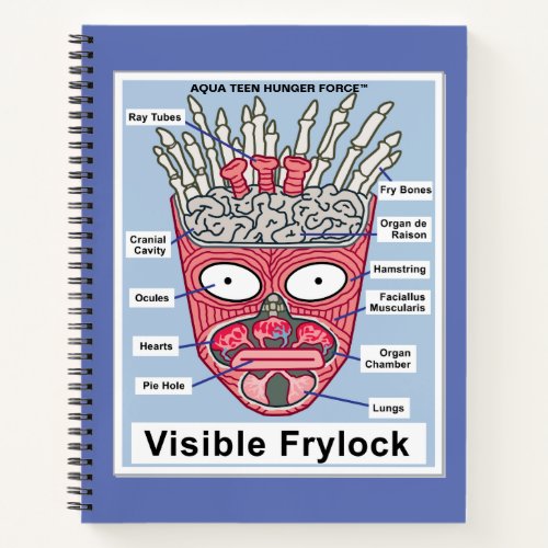 Aqua Teen Hunger Force Visible Frylock Poster Notebook