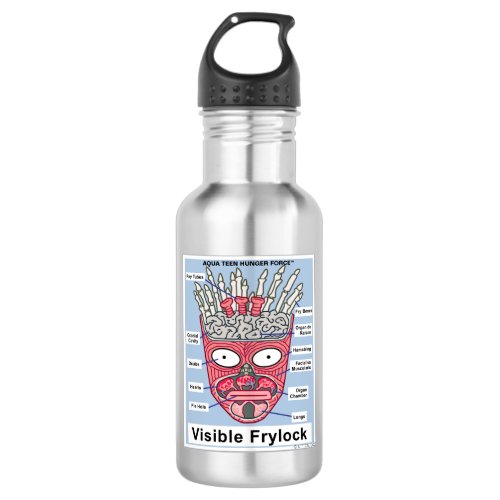 Aqua Teen Hunger Force Visible Frylock Poster Stainless Steel Water Bottle