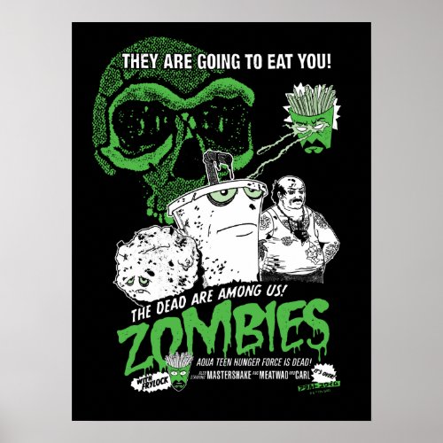 Aqua Teen Hunger Force Zombies Poster