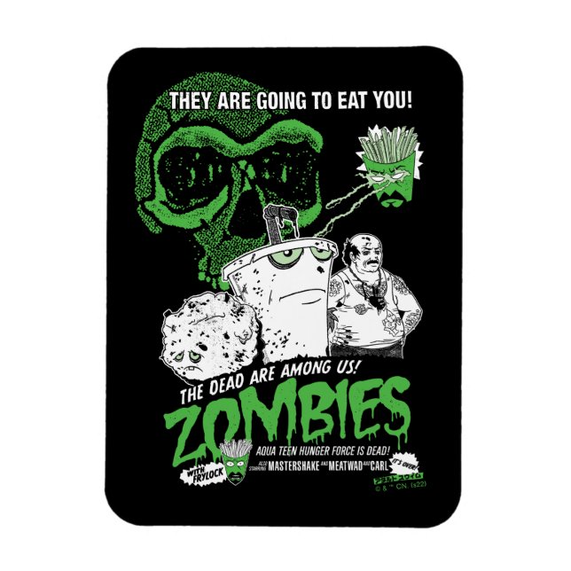 Aqua Teen Hunger Force Zombies Poster Magnet (Vertical)