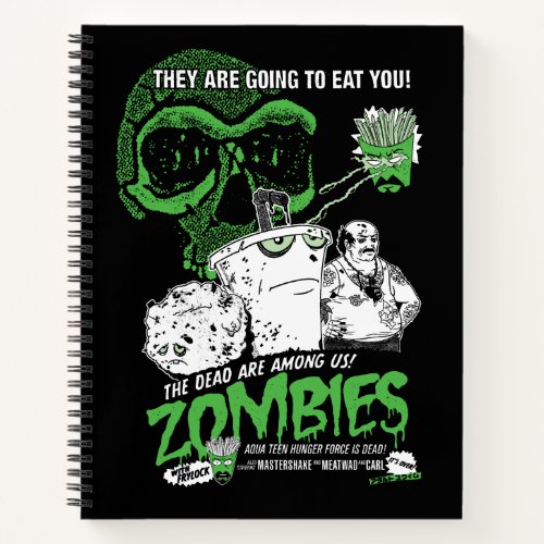 Aqua Teen Hunger Force Zombies Poster Notebook