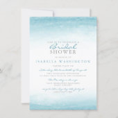 Aqua Tides | Watercolor Bridal Shower Invitation (Front)