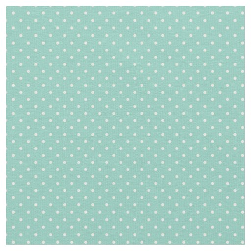 Aqua Tiny Dots Fabric