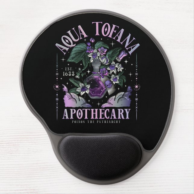 Aqua Tofana Gel Mouse Pad (Front)