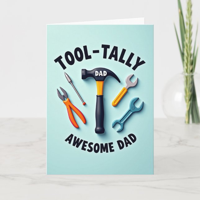 Aqua Tools Fathers Day Card (Front)