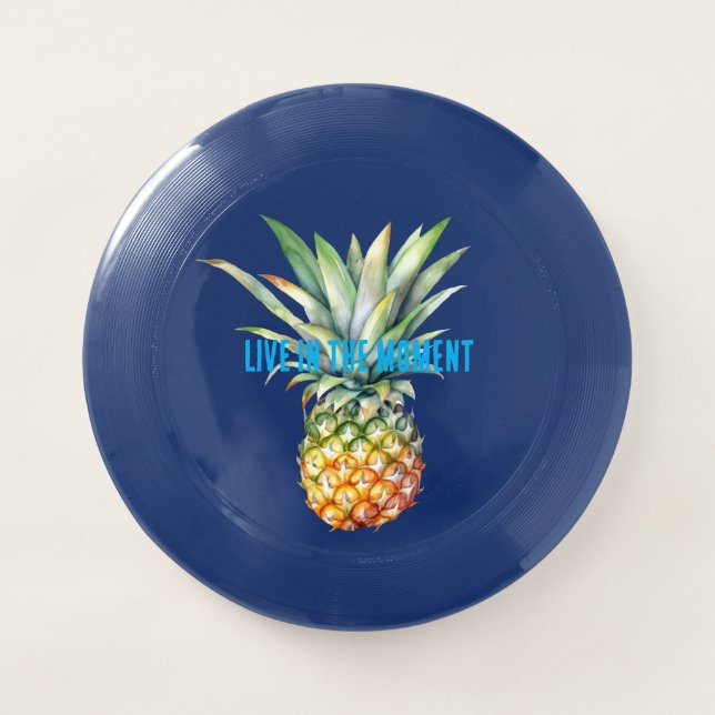 Aqua Tropical Pineapple Wham-O Frisbee (Front)