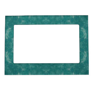 Aqua Turquoise Swirls Marbled Magnetic Frames