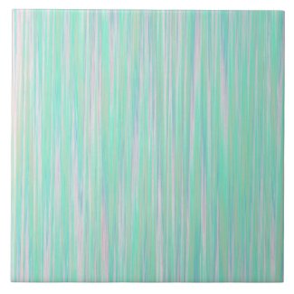 Aqua Violet Paint Streak Tile 6x6 Ceramic Tile