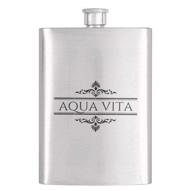 Aqua Vitae Flask (Front)